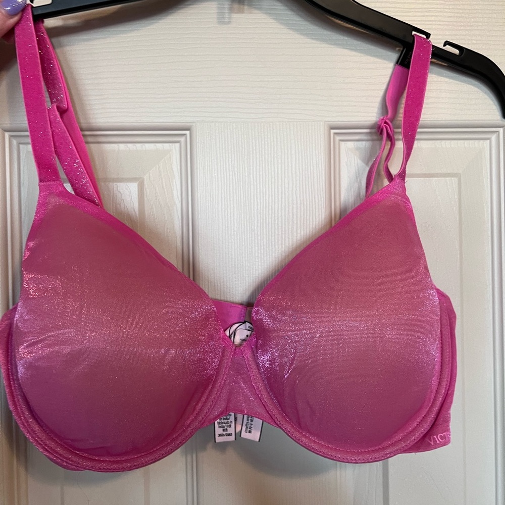 NWT Victoria’s Secret Pink Shimmer Bra 36 D